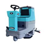 MRCH X75 ride-on scrubber on white background