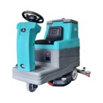 MRCH X80 ride-on scrubber on white background