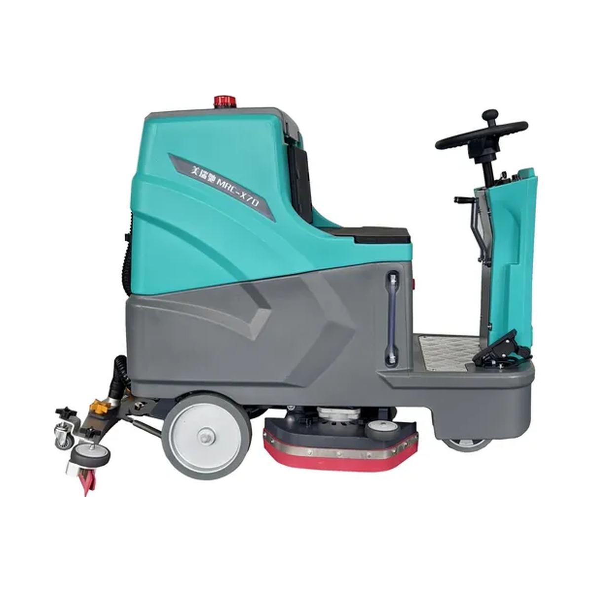 MRCH X70 ride-on scrubber on white background